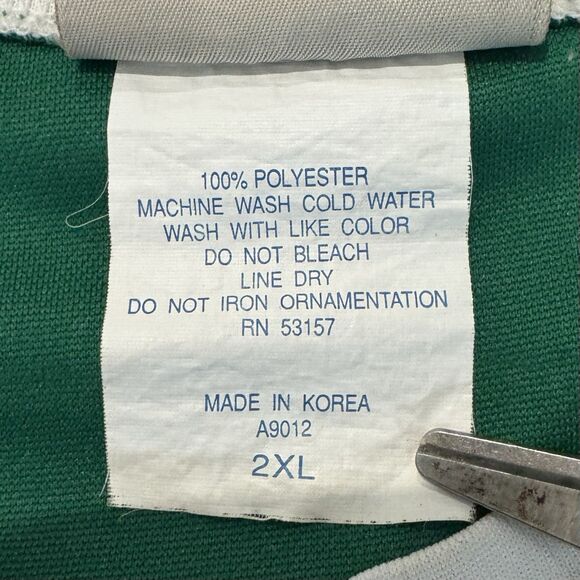 Vintage Boston Celtics Jersey Mens 2XL Hardwood Classics NBA Basketball Majestic - Picture 4 of 10